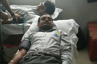 Blood Donation Camp by Nandan Terry, Dholka Plant